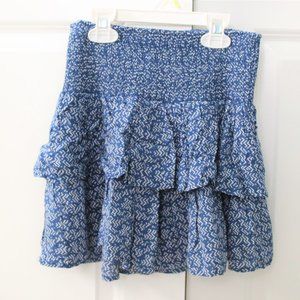 Aeropostale Blue and White Mini Skirt Size XS